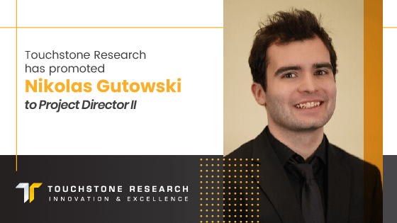 Touchstone Research Promotes Nikolas Gutowski to Project Director II