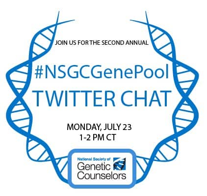 #NSGCGenePool Second Annual Tweetchat
